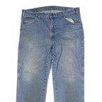 DICKIES Mens Blue Regular Fit Straight Denim Medium Wash W38 L29 Button Closure