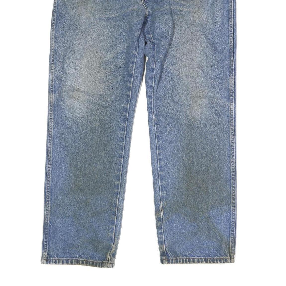 DICKIES Mens Blue Regular Fit Straight Denim Medium Wash W38 L29 Button Closure