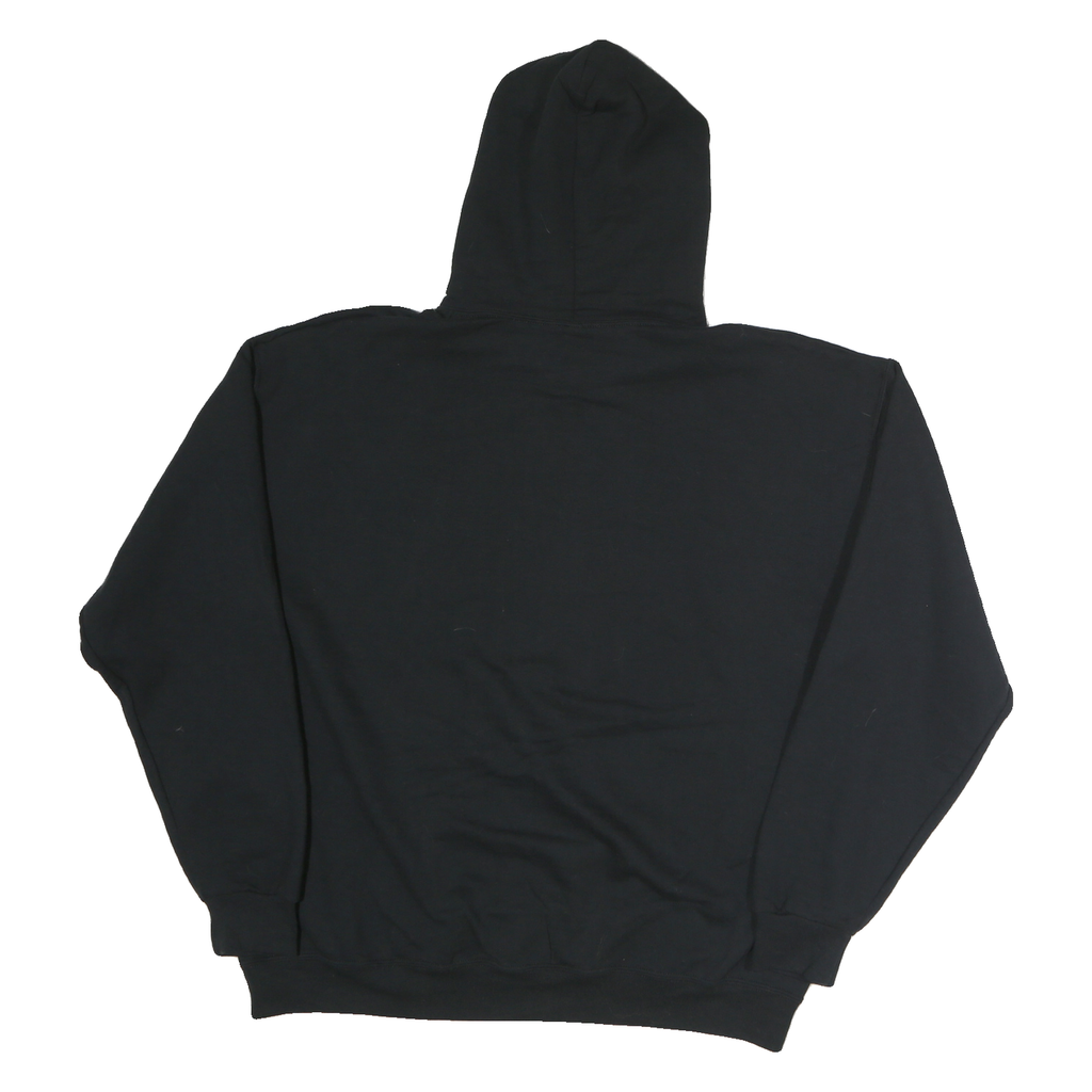 Mens Black Woodcreek Basketball Pullover Hoodie L Cotton Casual Sport