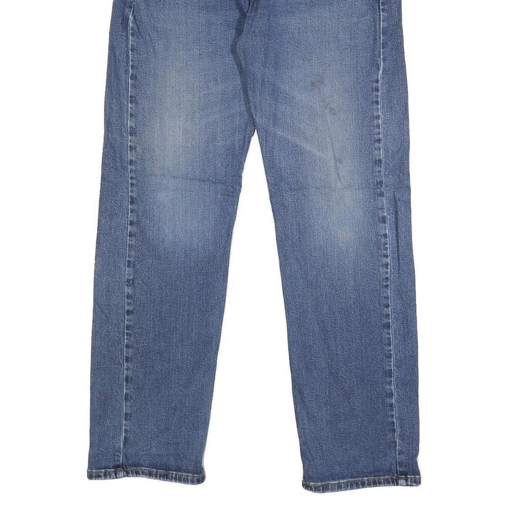 LEVI'S Mens Regular Blue Denim Jeans Zip W34 L30 Classic Fit Casual Style