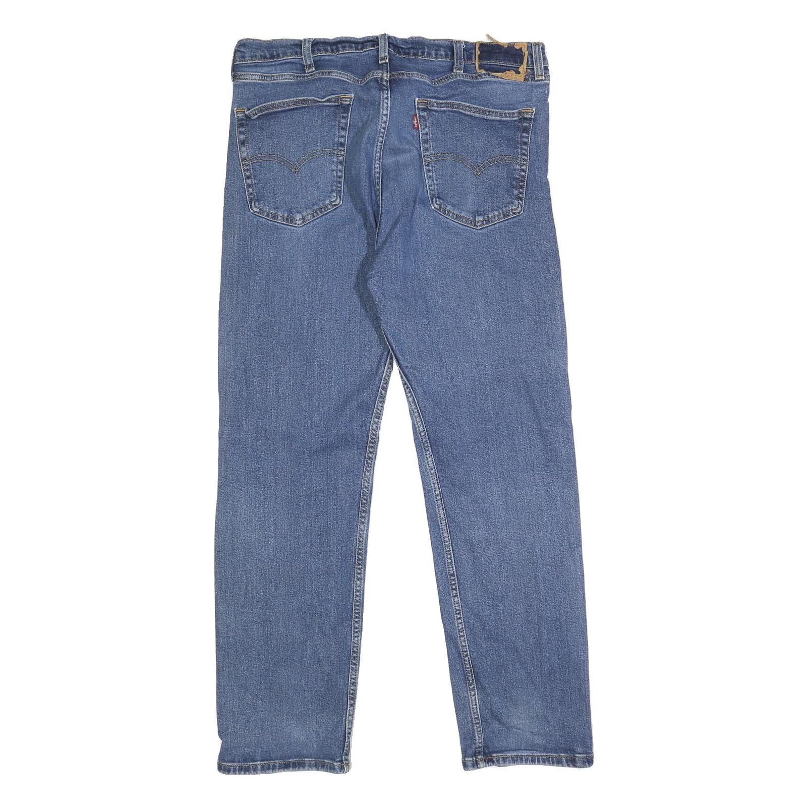 LEVI'S Mens Regular Blue Denim Jeans Zip W34 L30 Classic Fit Casual Style