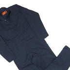 RED KAP Mens Navy Blue Polyester Blend Classic Dungarees XL W38 L29 Workwear