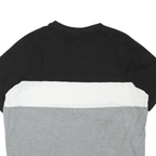 PUMA Mens Black & White & Grey Modern T-Shirt 2XL Short Sleeve Crew Neck