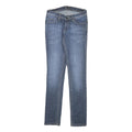 PEPE JEANS Womens Slim Blue Denim Classic Slim Skinny Jeans W26 L30 Stylish