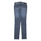 PEPE JEANS Womens Slim Blue Denim Classic Slim Skinny Jeans W26 L30 Stylish