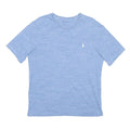 POLO RALPH LAUREN Mens Blue L Cotton Blend T-Shirt Short Sleeve Crew Neck