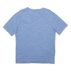 POLO RALPH LAUREN Mens Blue L Cotton Blend T-Shirt Short Sleeve Crew Neck