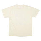 HANES Floral Womens T-Shirt Beige L