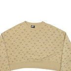 NIKE Cropped Womens Sweatshirt Beige M