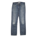 LEVI'S 511 SLIM Mens Jeans Blue Slim Straight Denim Medium W31 L34 Zip Cotton