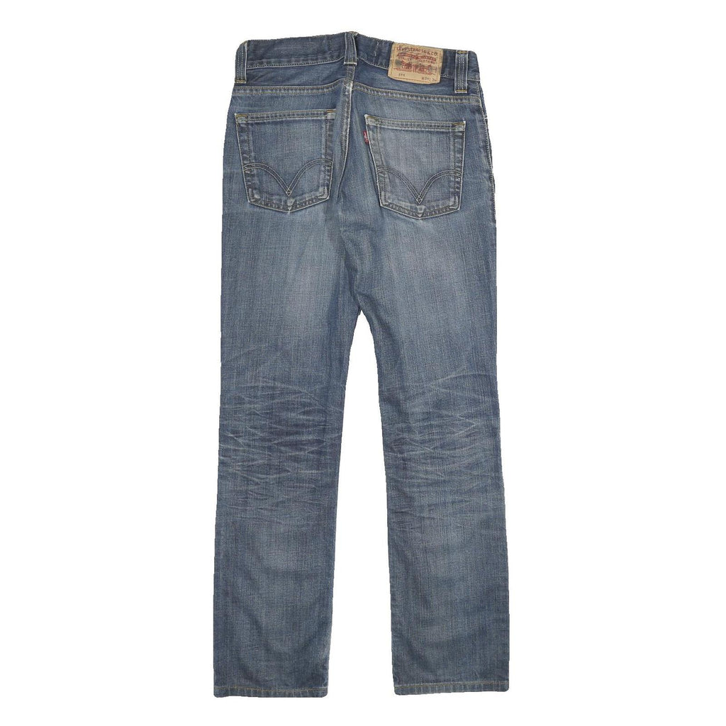 LEVI'S 511 SLIM Mens Jeans Blue Slim Straight Denim Medium W31 L34 Zip Cotton