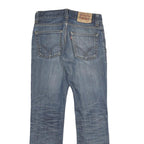 LEVI'S 511 SLIM Mens Jeans Blue Slim Straight Denim Medium W31 L34 Zip Cotton