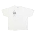 CHAMPION Mens White Graphic T-Shirt 2XL Short Sleeve Crew Neck Good News