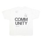 CHAMPION Mens White Graphic T-Shirt 2XL Short Sleeve Crew Neck Good News