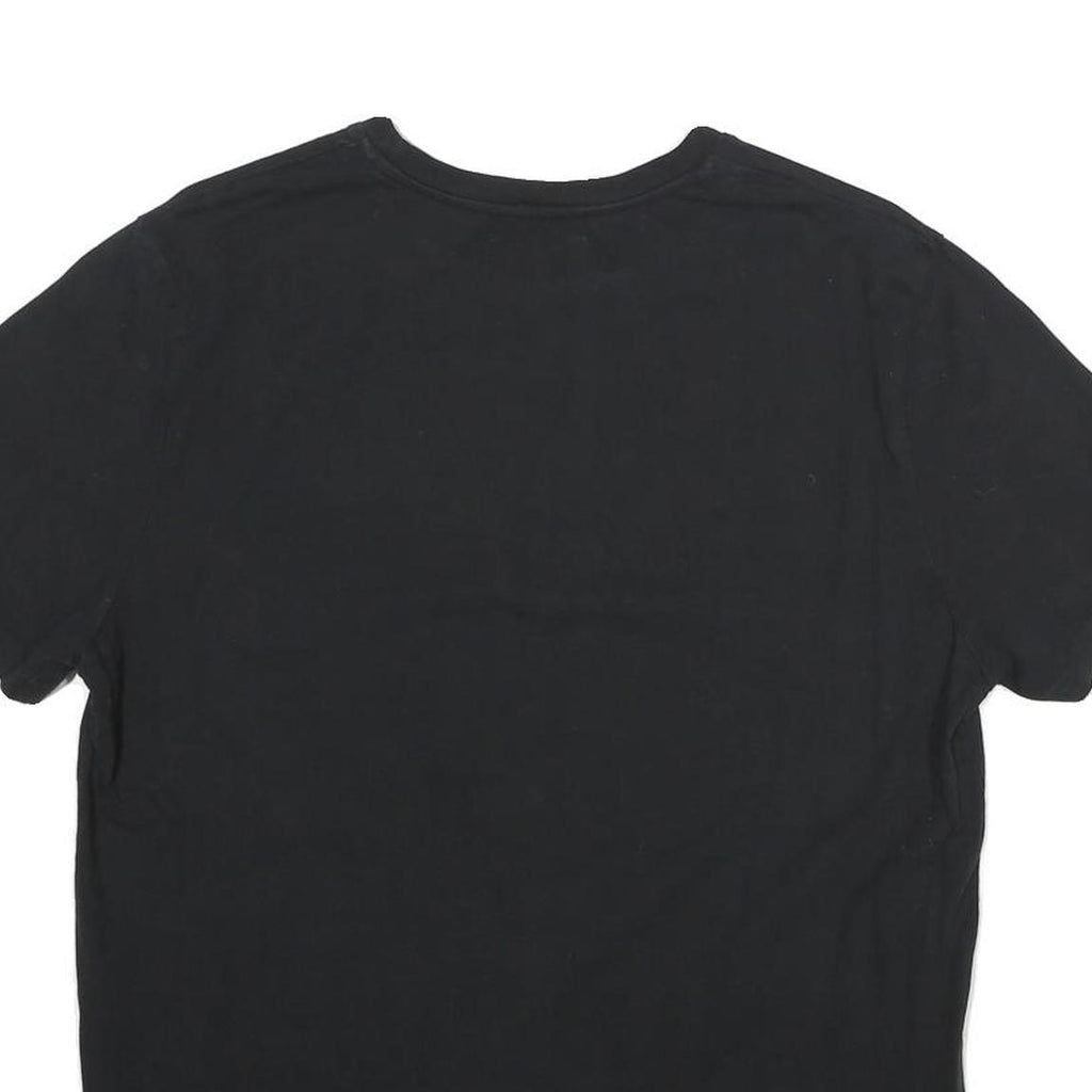 7 FOR ALL MANKIND Mens Black Graphic T-Shirt M Short Sleeve Crew Neck Casual