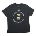 ADIDAS Mens Black Warren Township Graphic T-Shirt XL Short Sleeve Crew Neck