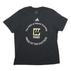ADIDAS Mens Black Warren Township Graphic T-Shirt XL Short Sleeve Crew Neck