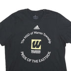ADIDAS Mens Black Warren Township Graphic T-Shirt XL Short Sleeve Crew Neck