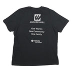 ADIDAS Mens Black Warren Township Graphic T-Shirt XL Short Sleeve Crew Neck