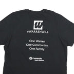 ADIDAS Mens Black Warren Township Graphic T-Shirt XL Short Sleeve Crew Neck