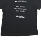 ADIDAS Mens Black Warren Township Graphic T-Shirt XL Short Sleeve Crew Neck