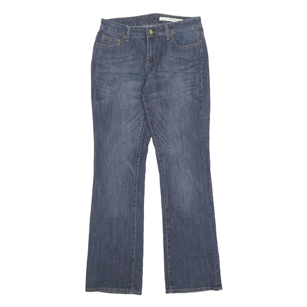 DKNY Womens Jeans Blue Regular Straight Denim Medium W31 L32 Classic Style