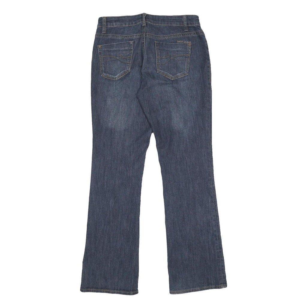 DKNY Womens Jeans Blue Regular Straight Denim Medium W31 L32 Classic Style