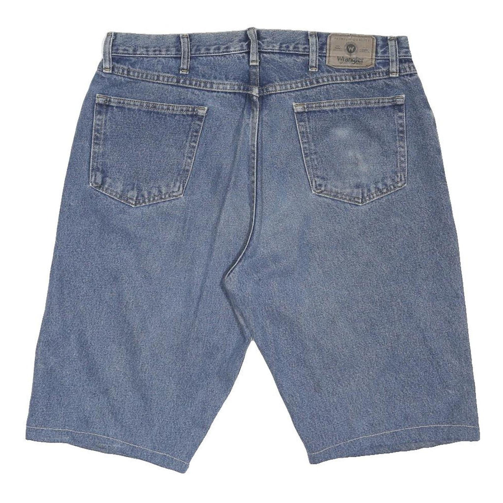 WRANGLER Mens Shorts Blue Denim Casual XL W39 Comfortable Cotton Blend