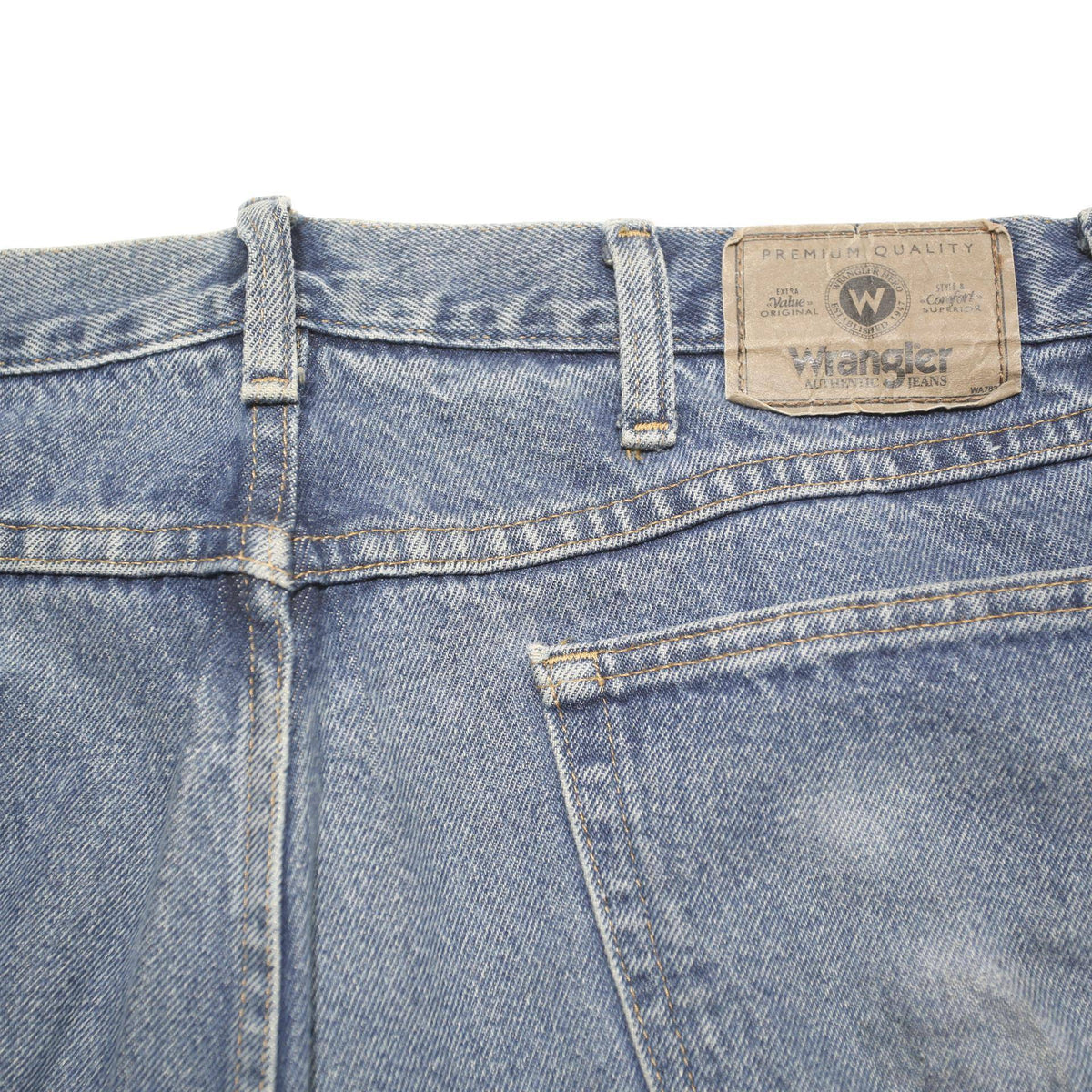 WRANGLER Mens Shorts Blue Denim Casual XL W39 Comfortable Cotton Blend