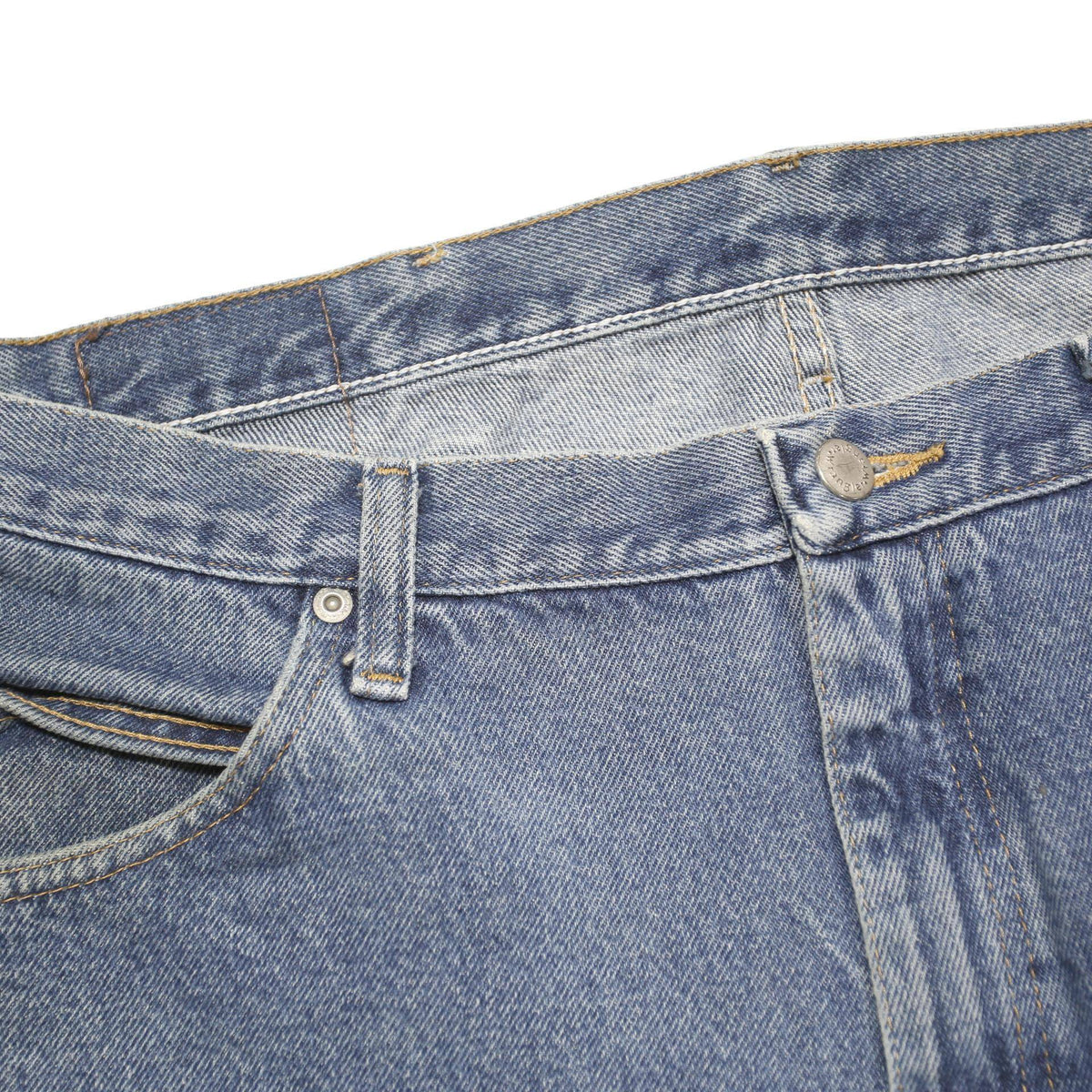 WRANGLER Mens Shorts Blue Denim Casual XL W39 Comfortable Cotton Blend