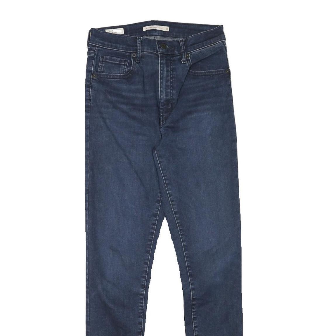 LEVI'S Womens Jeans Blue Slim Skinny Denim Medium W25 L29 Stretch Zip