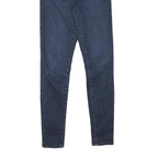 LEVI'S Womens Jeans Blue Slim Skinny Denim Medium W25 L29 Stretch Zip