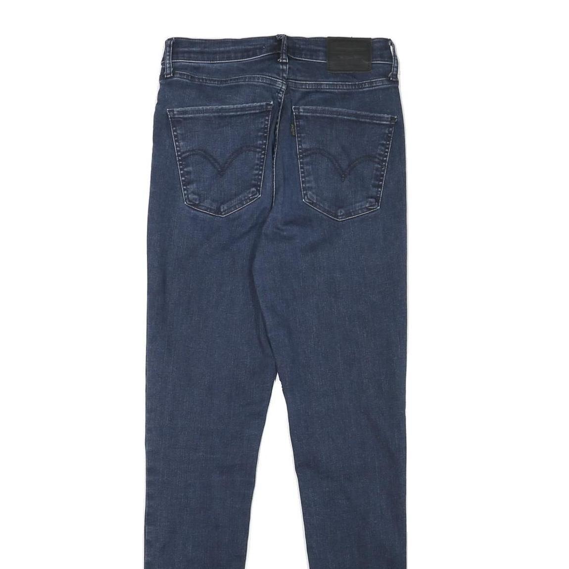 LEVI'S Womens Jeans Blue Slim Skinny Denim Medium W25 L29 Stretch Zip