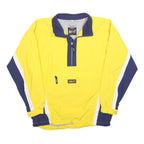 ODLO Mens Yellow & Navy Half Zip Polyester Track Jacket M Sport Activewear