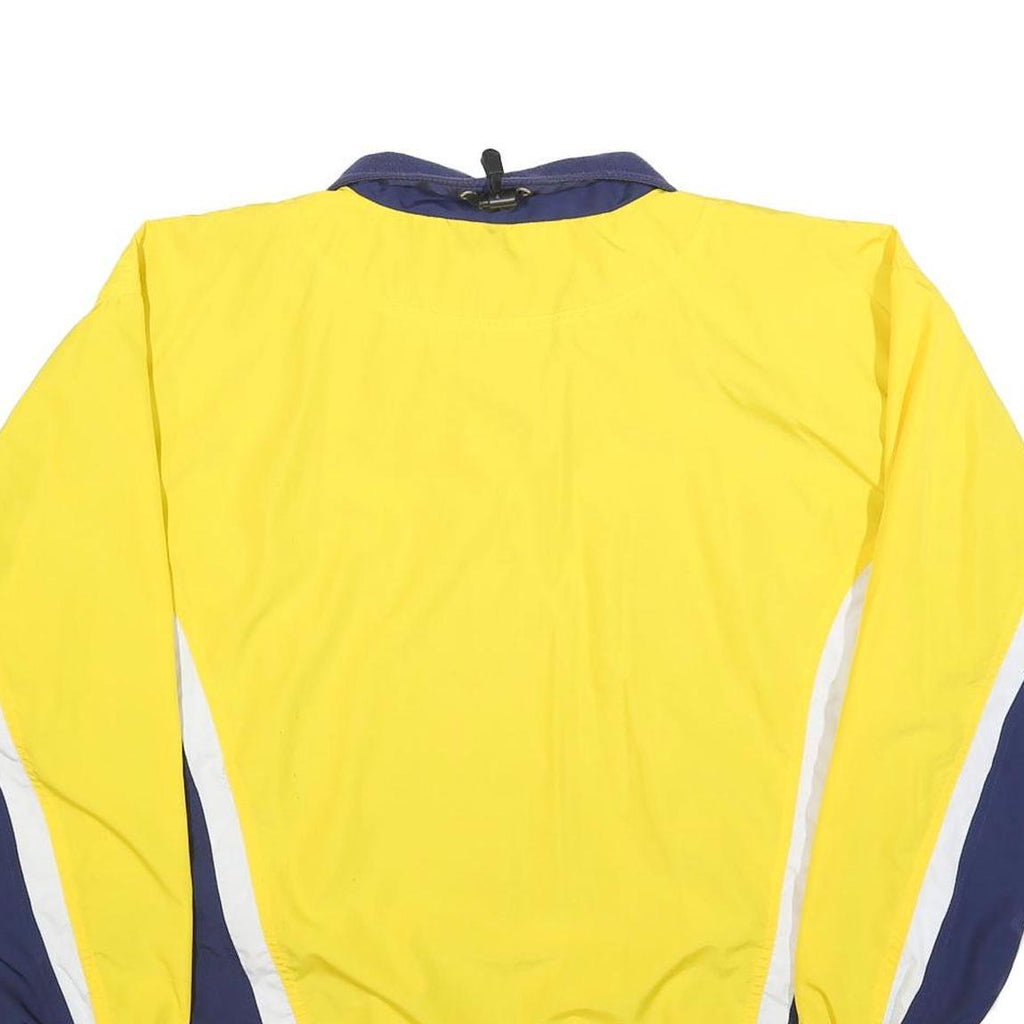 ODLO Mens Yellow & Navy Half Zip Polyester Track Jacket M Sport Activewear