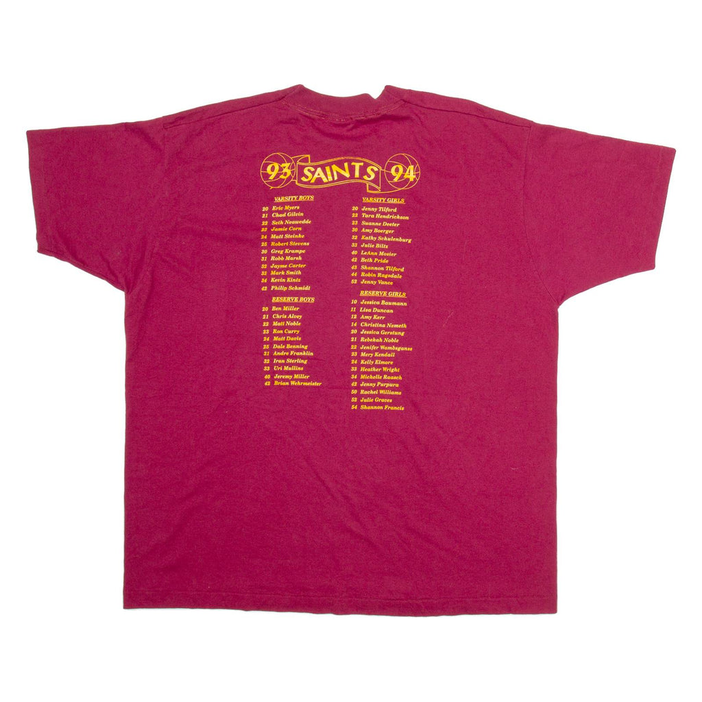 BEST Las Hoops Mens T-Shirt Maroon USA 2XL