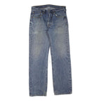 LEVI'S 501 Mens Jeans Blue Regular Straight Denim Medium W31 L30 Classic Button