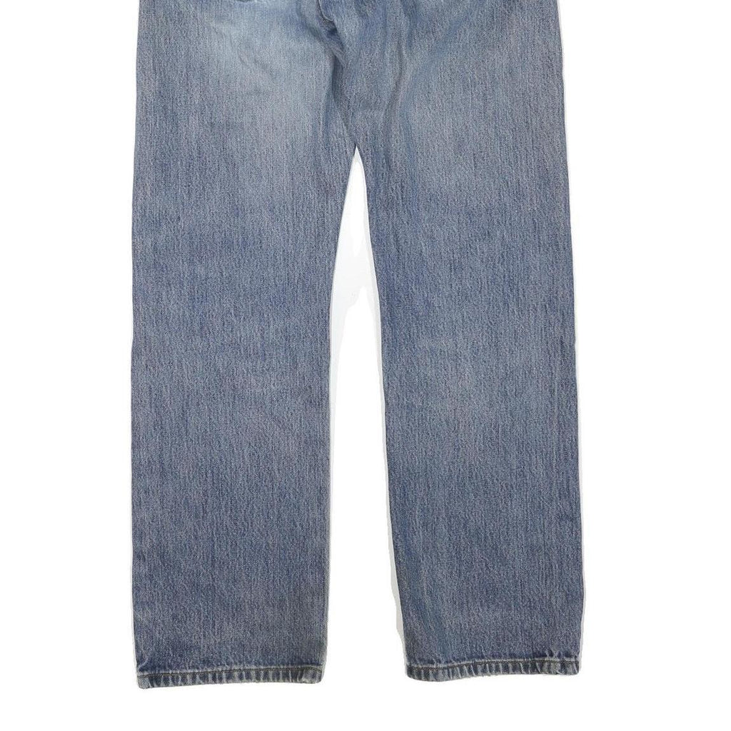 LEVI'S 501 Mens Jeans Blue Regular Straight Denim Medium W31 L30 Classic Button