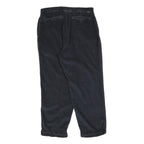 NAUTICA Mens Cotton Blend Blue Relaxed Straight Trousers W36 L30 Casual Zip