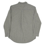 TIMBERLAND Mens Grey & Yellow Check Shirt L Cotton Blend Casual Classic Button