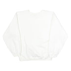 THE COTTON EXCHANGE Womens White ASU Mom Crew Neck S Sweatshirt Cotton Blend