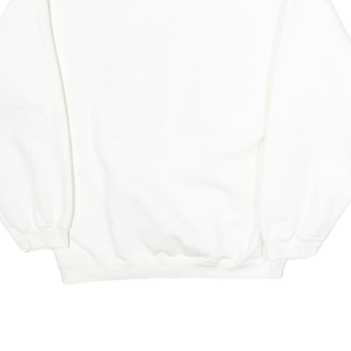 THE COTTON EXCHANGE Womens White ASU Mom Crew Neck S Sweatshirt Cotton Blend