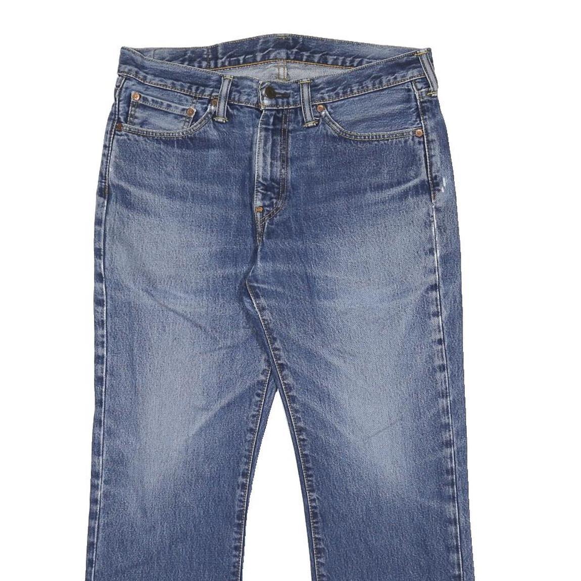 LEVI'S 514 Mens Jeans Blue Slim Straight Denim Medium W33 L27 Classic Casual