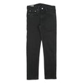 LEVI'S 502 Big E Mens Slim Black Denim Dark W31 L29 Stretch Jeans