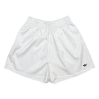 ADIDAS Womens Shorts White UK 12 W28 Sports Casual Lightweight Elastic Waist