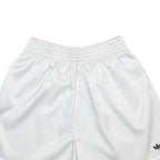ADIDAS Womens Shorts White UK 12 W28 Sports Casual Lightweight Elastic Waist