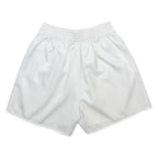 ADIDAS Womens Shorts White UK 12 W28 Sports Casual Lightweight Elastic Waist