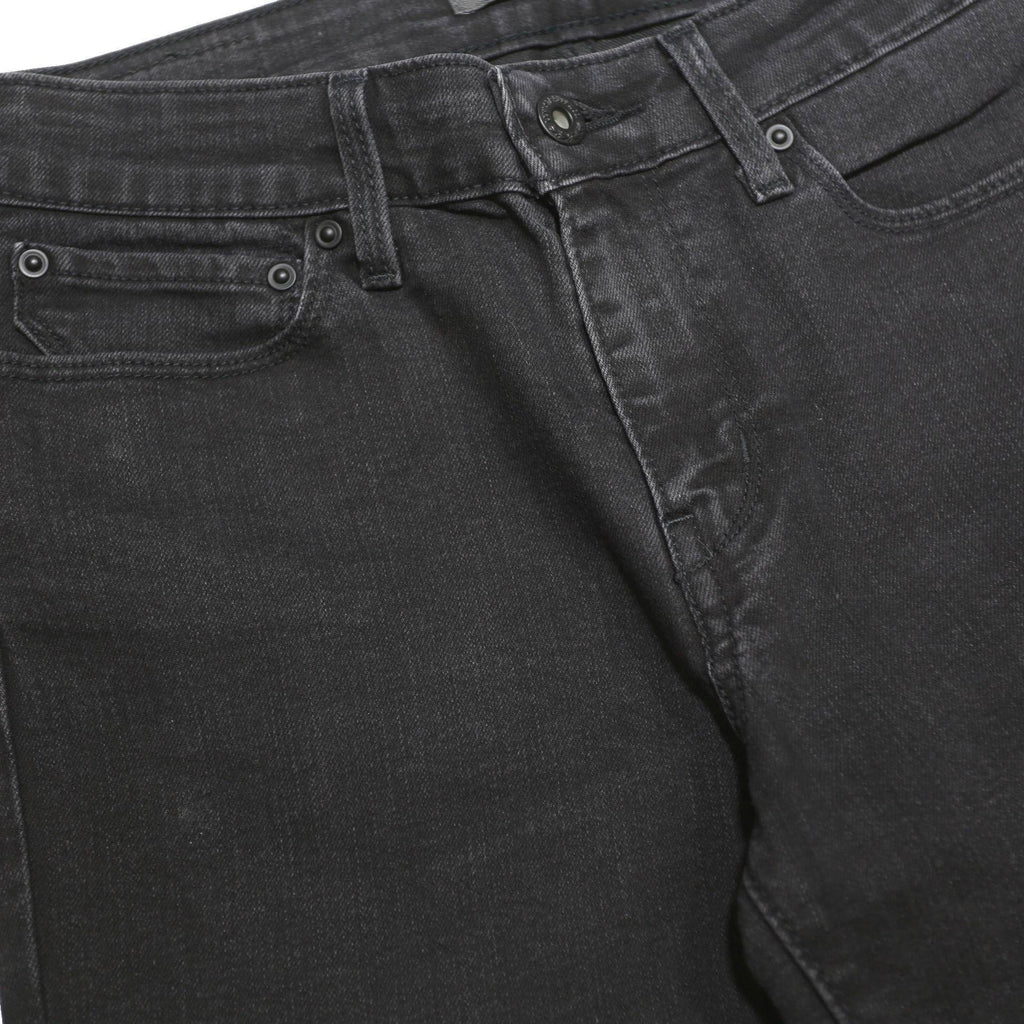 LEVI'S Womens Slim Black Denim Slim Skinny Cotton Blend Jeans W27 L34