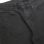 LEVI'S Womens Slim Black Denim Slim Skinny Cotton Blend Jeans W27 L34
