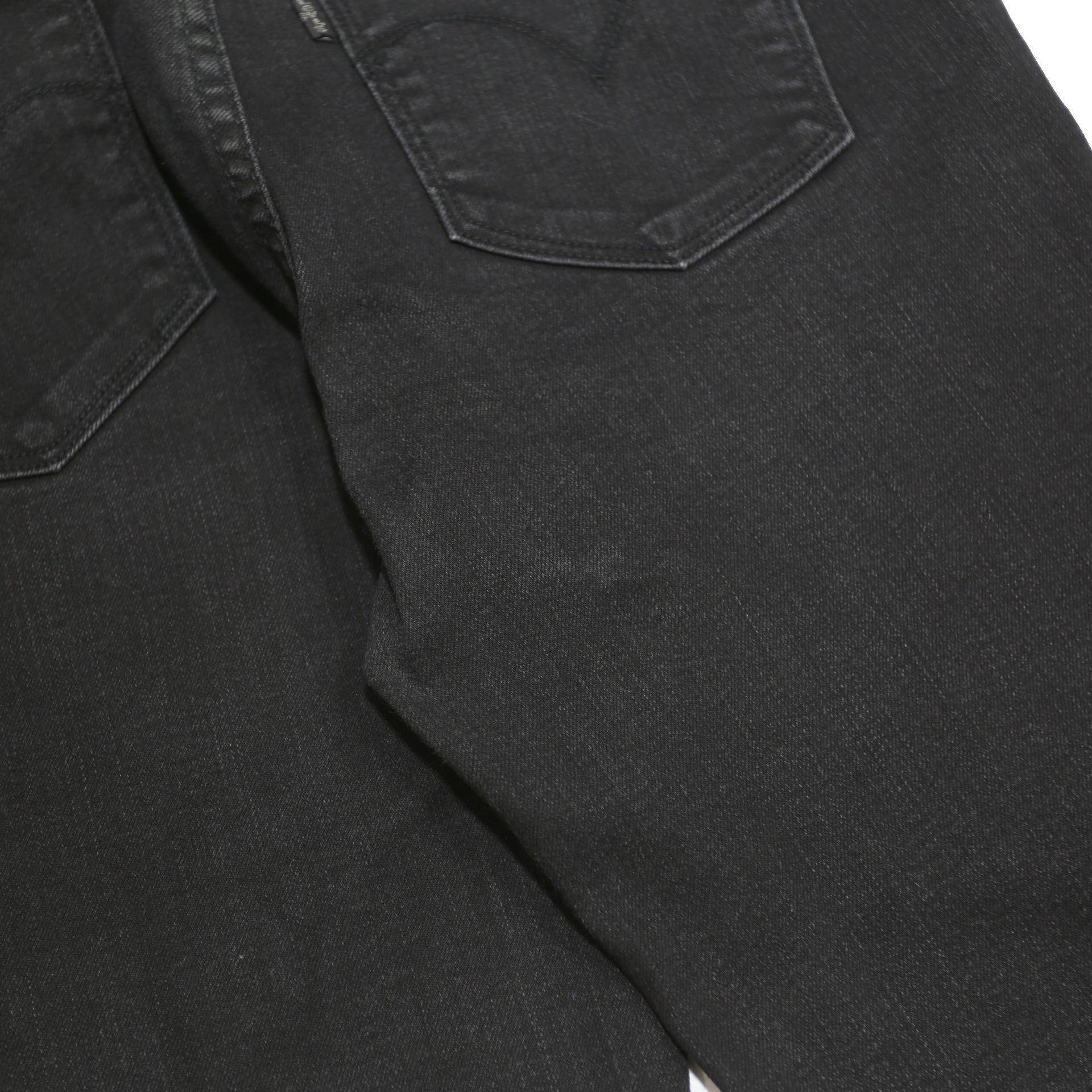 LEVI'S Womens Slim Black Denim Slim Skinny Cotton Blend Jeans W27 L34